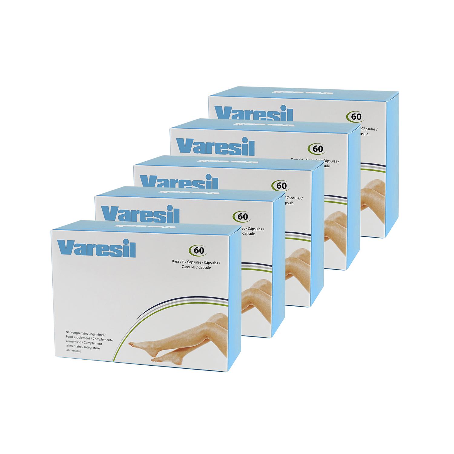 Varesil Pills, tabletky na kŕčové žily a ich prevencia Unique baby modrej farby/biela