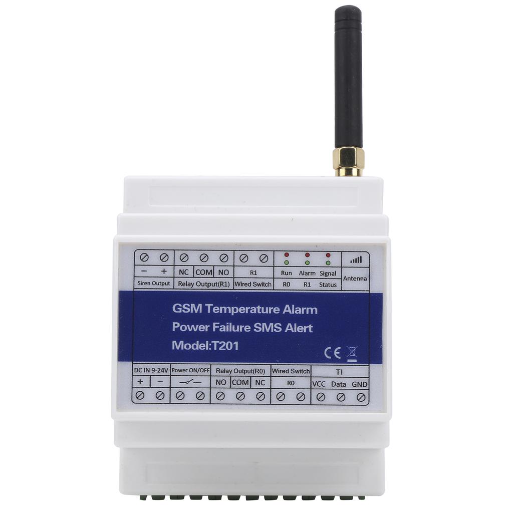 GSM SMS Temperature Alarm Power Failure Alert Remote Control Monitoring Support Timer Report