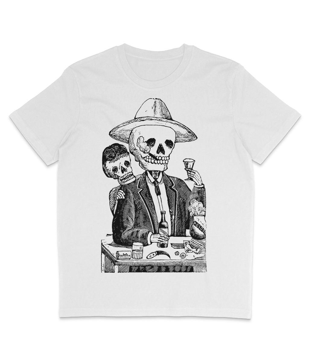 José Guadalupe Posada - A Skeleton from Guadalajara - c1910 - Organic T-Shirt Mens Womens Tees Top 4XL