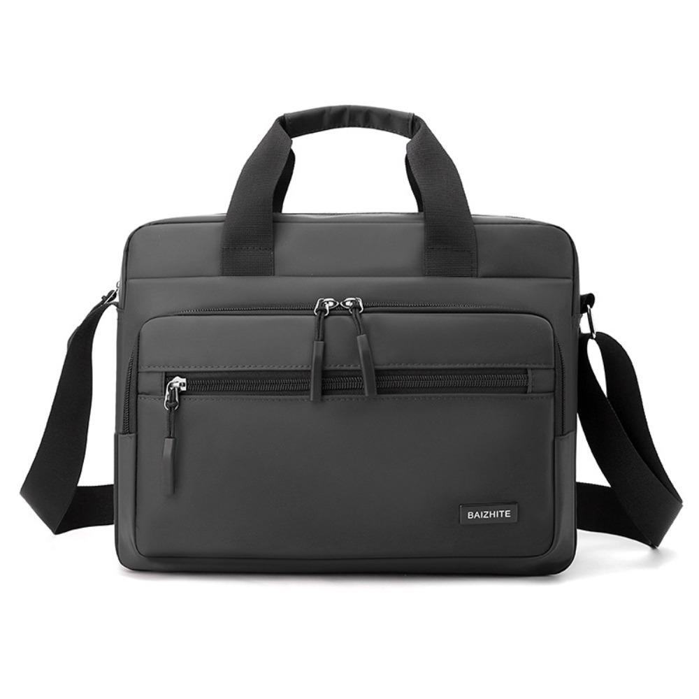 

Large-capacity Laptops Handbag Brief Case Crossbody Sling Bag Men Business Briefcases Girls серый