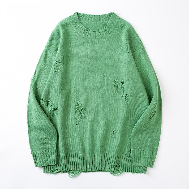Maglione da Uomo a Manica Lunga con Girocollo Largo, Maglia, Moda High Street