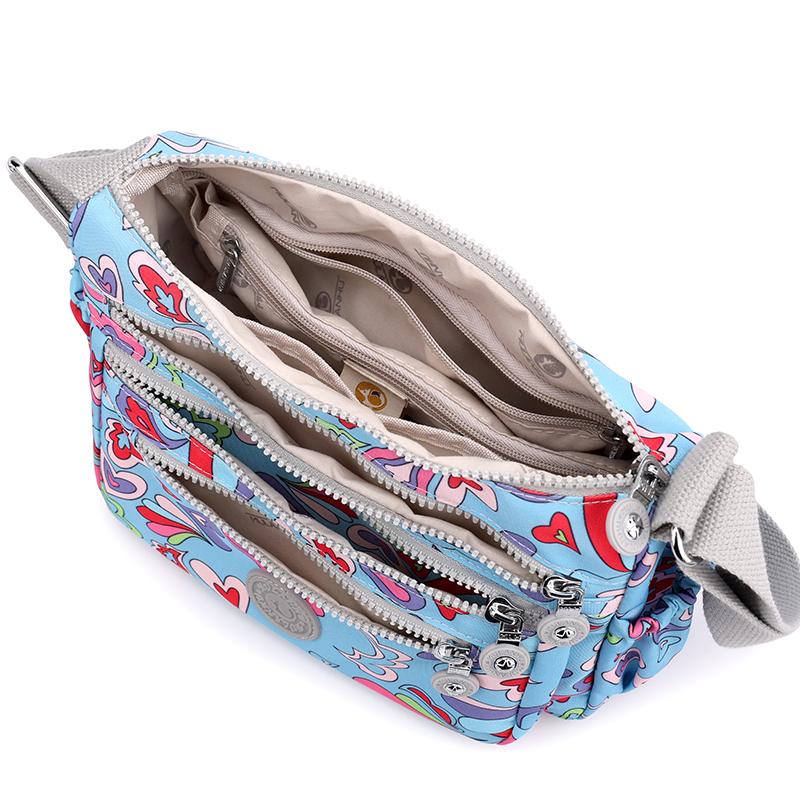 Women's Bag Printed Nylon Mother Bag Shoulder Bag Large Capacity Lightweight Crossbody Bag