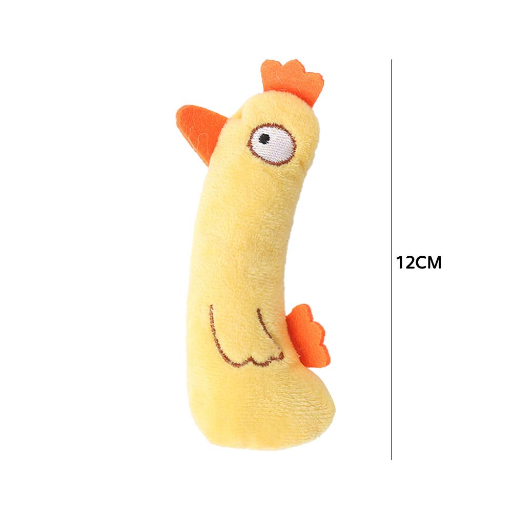 

Plush Squeaky Bone Dog Toys Bite-Resistant Clean Dog Chew Puppy Training Toy Soft Banana Carrot And Vegetable Pet Supplies