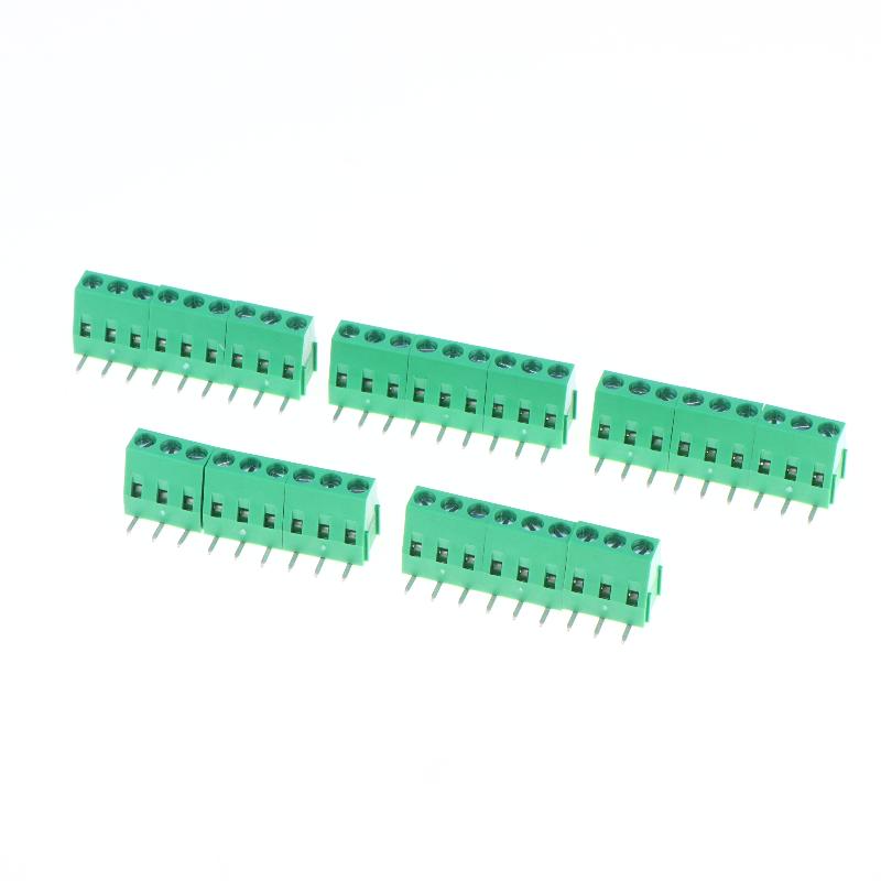 Dg128R 5.0Mm 2-12P Right Angle Pcb Universal Screw Terminal Blocks Kf128R Mkdsfw 1,5/ 2 Phoenix Degson Mb312 Wj128R