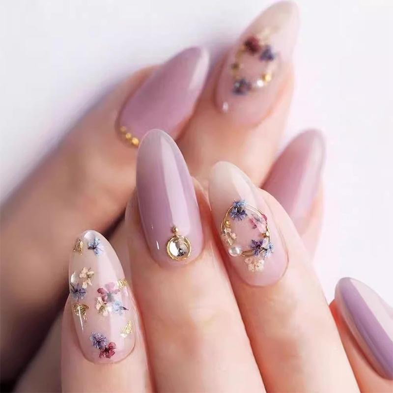 1Box Nail Art Flower Decoration Delicate 3D Dried Flower Nail Art Decorations Exquisite Nail Art Beauty For Charms Accessories
