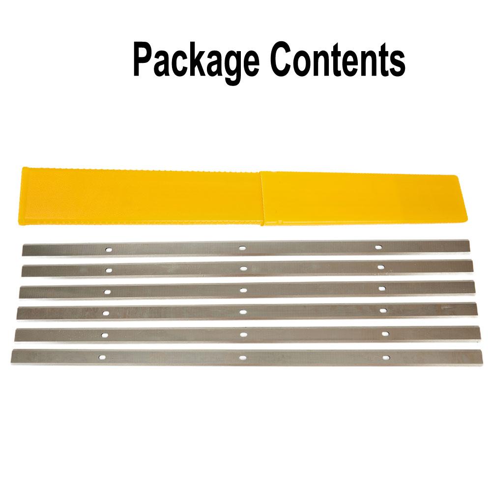 Woodworking Planer Blades 13 Inch 13\\\\\\\"-1/2\\\\\\\" Parts 13\\\"-1/2\\\" Cutting HSS High Speed Steel Kit Portable Set Tool