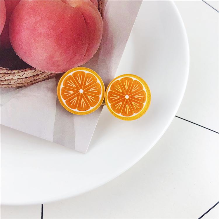 Charming Fruit Hair Clips: Cute Bangs Accessories and Trendy Acrylic Side Clips