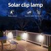 Sensor Solar Garden Lights Clip-on Multi Functional Outdoor Yard Lawn Lighting for Patio Home Garden Illumination and Decoration