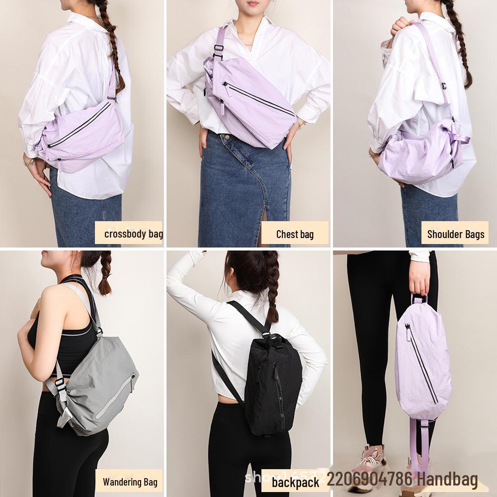 2025 Multifunctional Unisex Nylon Messenger Bag - Large Capacity Shoulder & Chest Fitness Bag