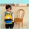 Stylish Korean Color-block Mini Backpack For Boys And Girls In Vibrant Colors