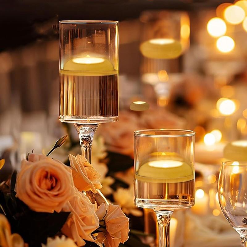 16-Pack Water Floating Flameless Waterproof Led Candle Lamp Flashing Romantic Wedding Decorations Water Float Swimming Pool