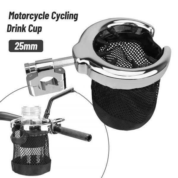 Soporte para Taza de Agua de Motocicleta de 25MM para Honda, Kawasaki, Harley Dyna Fat Bob