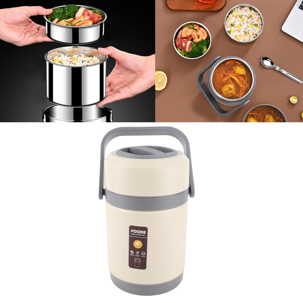 Thermal Cooker Pot Stainless Steel   Portable Constant Temperature Heat Preservation Lifting Pot
