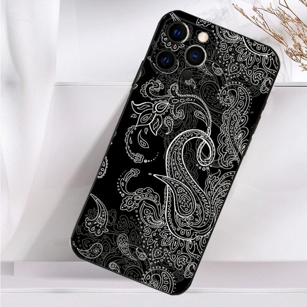 Maori Tribal Polynesia Phone Case For iPhone 16,15,14,13,12,11 Plus,Pro Max,XS,X,XR,SE,Mini,8,7 Soft Silicone Black Cover