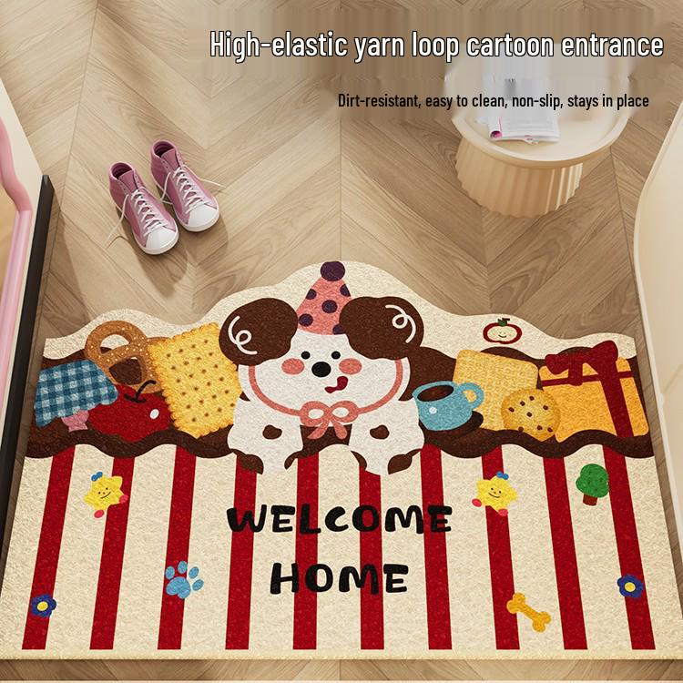 Cute Pet Animal Door Mat - Non-slip, Dirt-Resistant, Easy-Clean Foot Mat