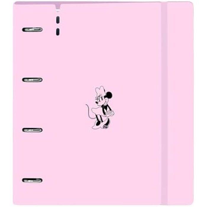 Classeur - SAFTA - Minnie Mouse Naive - 4 anneaux de 35 mm - 100 feuilles A4 - Idéal pour enfants