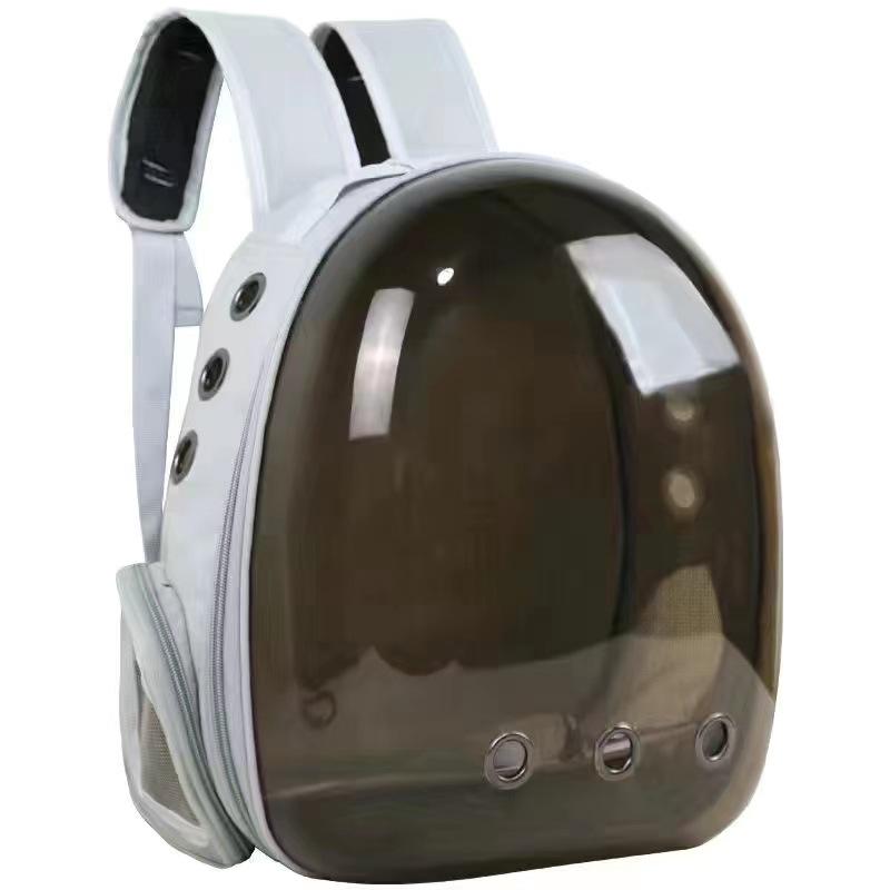 Transparent Double Shoulder Cat Backpack - Lightweight, Breathable & Panoramic Pet Bag for Outings