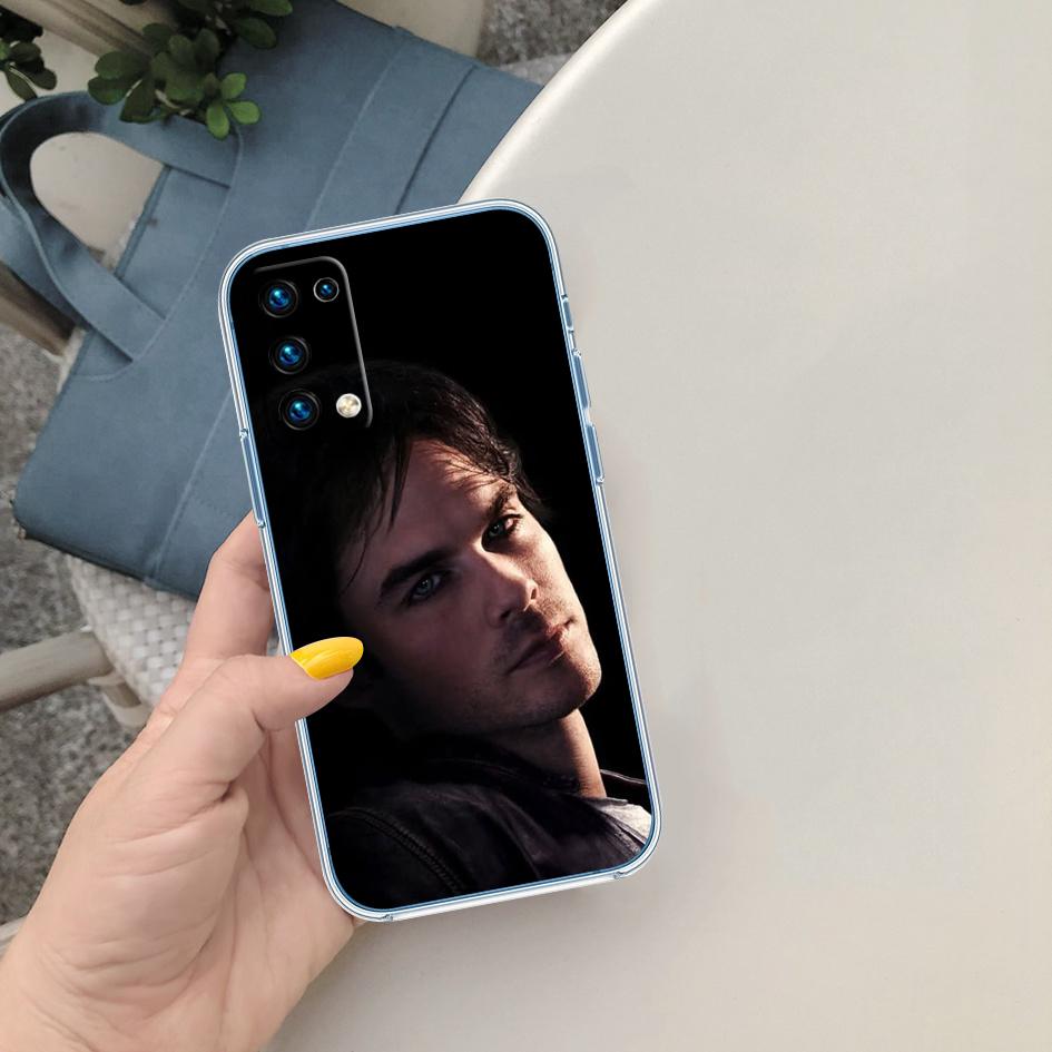 Vampire Diaries Damon Transparent Phone Case for Motorola Moto G40 G04 G05 One Ace Action Fusion + Plus Hyper Macro Vision Zoom