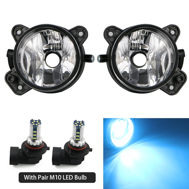 Pair Left&Right Fog Lamp For VW Polo 2005 2006 2007 2008 2009 2010 Front Bumper Anti Fog Light 6QD941699 6QD941700