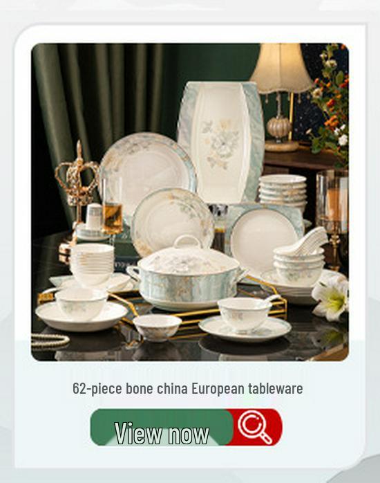 New Chinese Bone China Tableware: Bowls, Plates, and Dishes for Housewarming