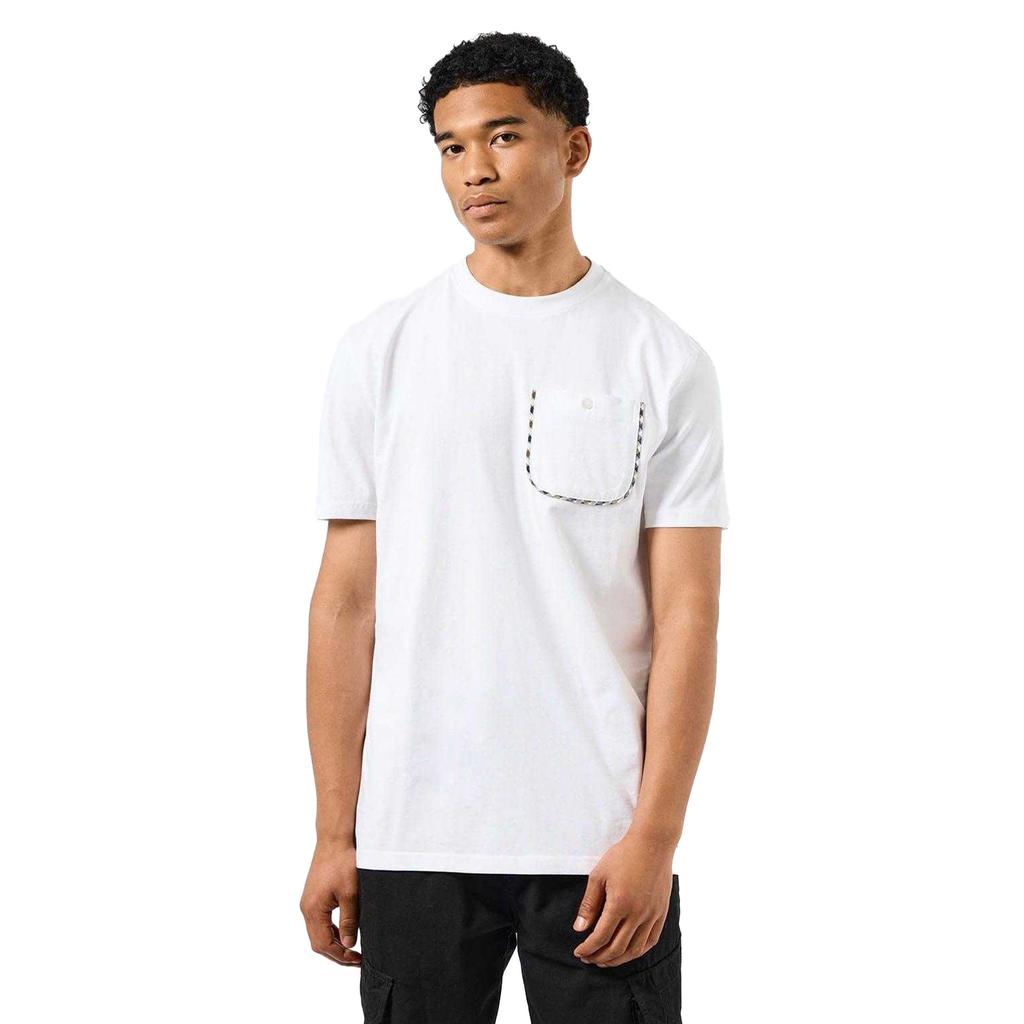 Weekend Offender Mens Sutton Checked Chest Pocket T-Shirt