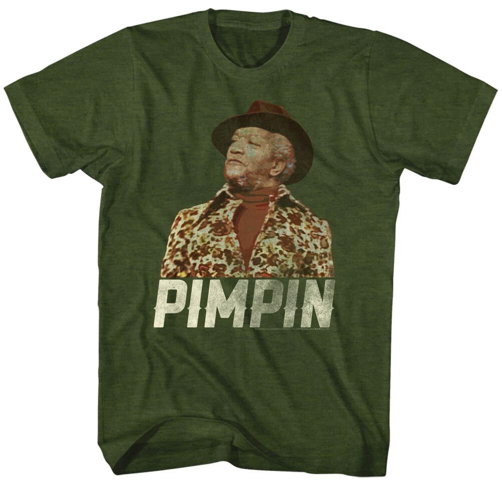 Sanford Son Funny 70 TV Show Fred Sanford Pimpin Men T Shirt REDD FOXX S