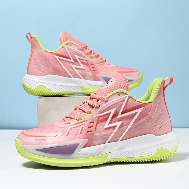 

Кроссовки Губка Боб для мужчин и женщин с низким верхом, дышащие, нескользящие, износостойкие, амортизирующие, легкие, с мягкой подошвой, студенческие, светящиеся 39