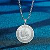 Kinitial Stainless Steel Aquarius Zodiac Sign Pendant Necklace For Women Chain Choker Jewelry Charm Astrology Necklaces Gift