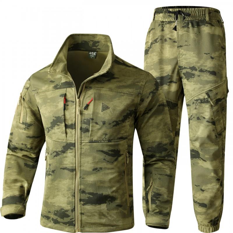 Mens Tactical Workwear Set Camouflage Outdoor