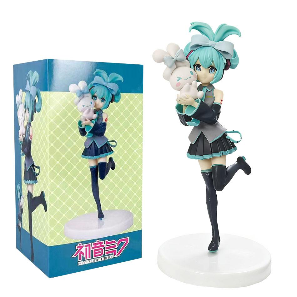 Anime Hatsune Miku Kawaii doll model cartoon cute tabletop decoration suitable for car dashboard holiday gift Entertaining Play Safe Kid Friendly Fun