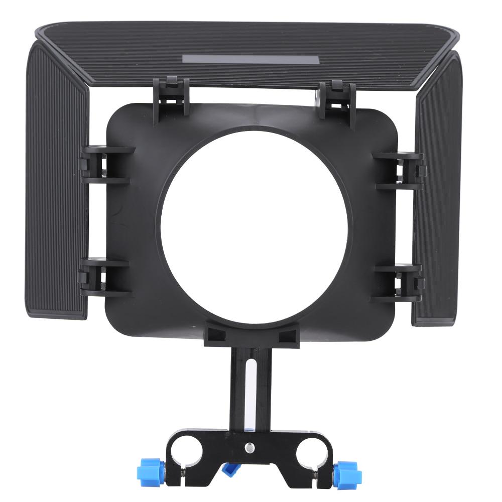 Buy Matte Box Sunshade for 15mm Rail Rod Follow Focus Rig Viltrox