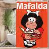 Cartoon Mafalda Bathroom Shower Curtain Shielding Partition Shower Curtain Quick Dry Can Be Scrubable Light Opaque Bath