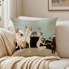 SStrange SStories Cushion Cover Pillowcase Antidustmite living Room Sofa Decor Cushion Room