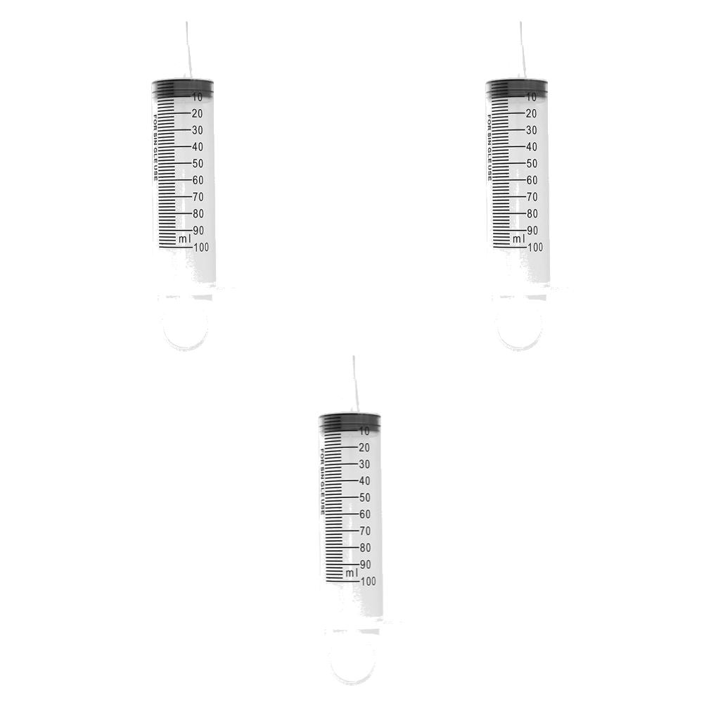 60-150ml Measuring Syringe Glue Filling Plastic Syringe Nutrient Sterile Without Needle Watering Refilling for Animal Feeding