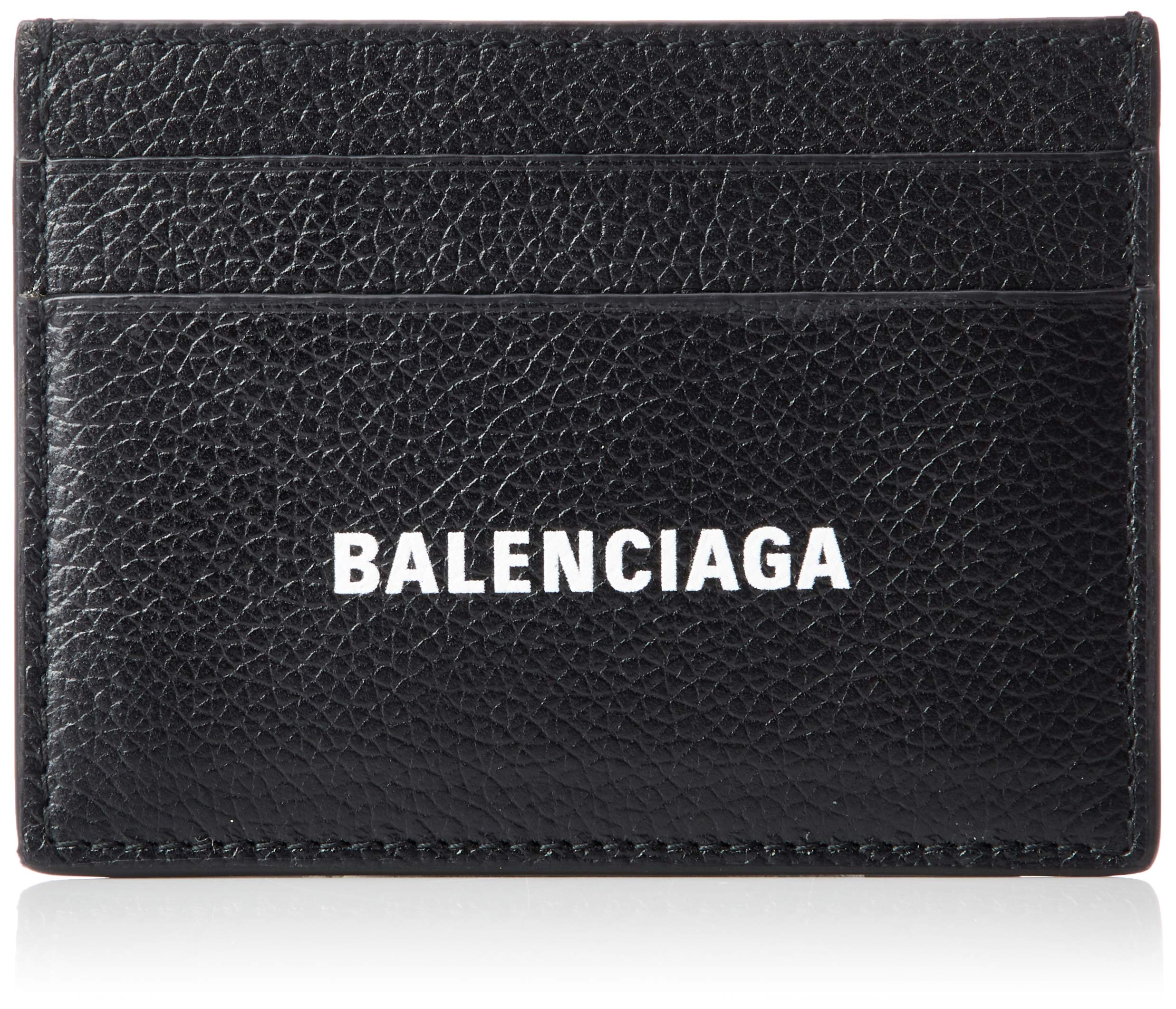 

Balenciaga CASH Card Case with Genuine Pass White Logo, Leather, Case, Black/Large, [Used]