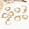 14K Gold Filled Round Hoop Components for DIY Jewelry