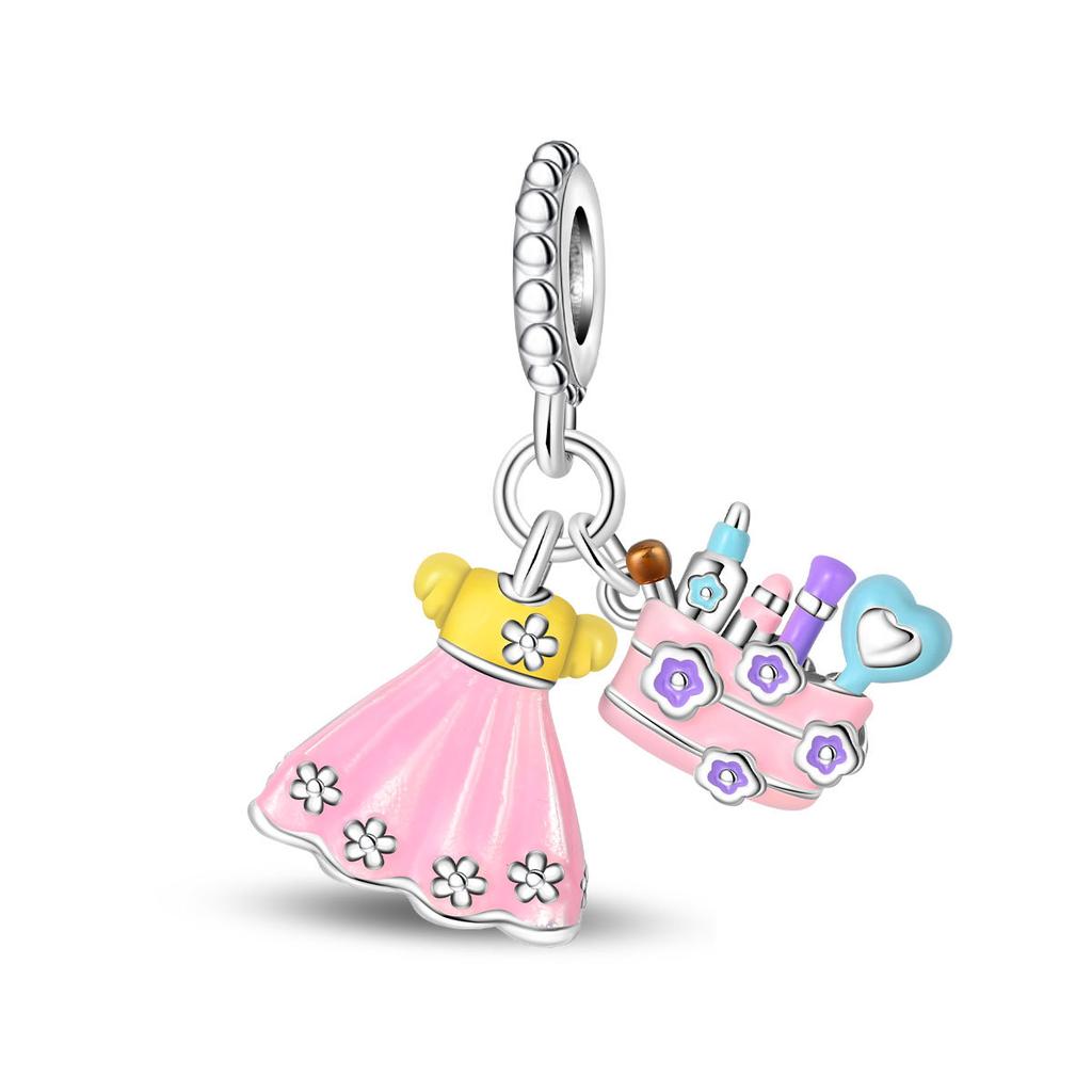 Summer Travel Cocktail Style Beaded Bracelet DIY Jewelry Accessories For Women Charm Pendant