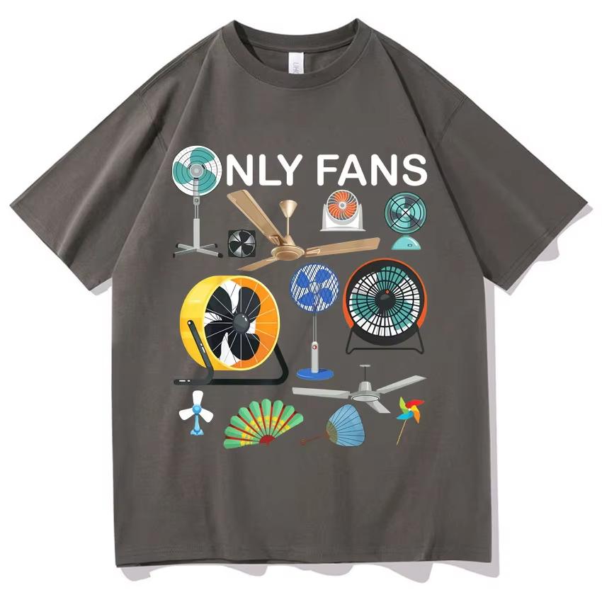 Men Women Fashion Only Fans Graphics Funny Tee Shirt Loose Clothing Short Sleeve Round Neck Cotton Tees T-Shirts