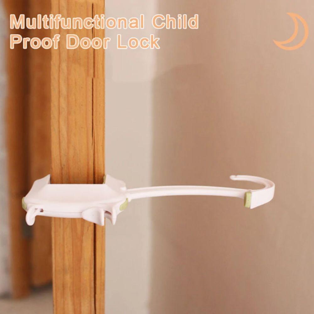 Anti-Pinch Baby Safety Door Lock Easy To Install Door Lock Protector Pinch Guard  Door Knobs