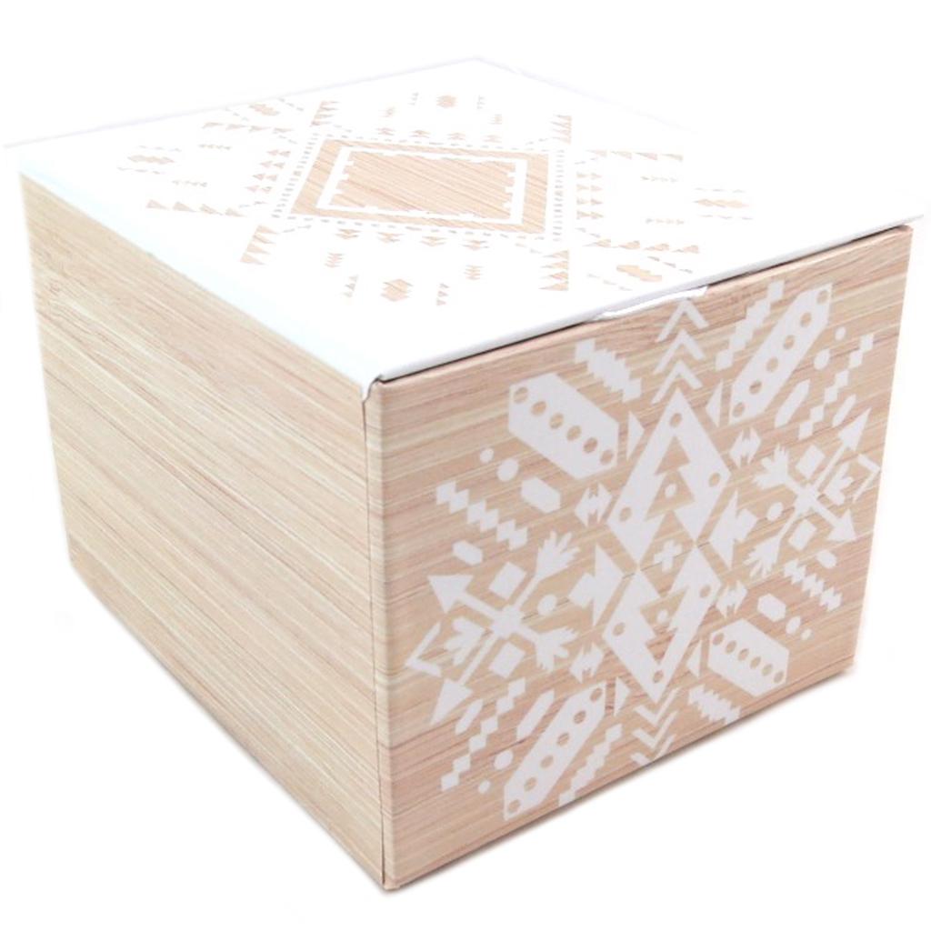 Les Trésors De Lily [P9411] - Beige 'Boho' Jewelry Box - 11x9. 5x8 Cm