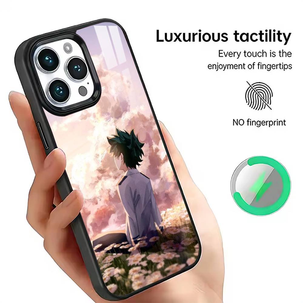 

My Hero Academia Izuku Midoriya Phone Case For iPhone17,16,15,14,13,12,11 Plus,Pro Magnetic with Magsafe Wireless Charging iPhone13