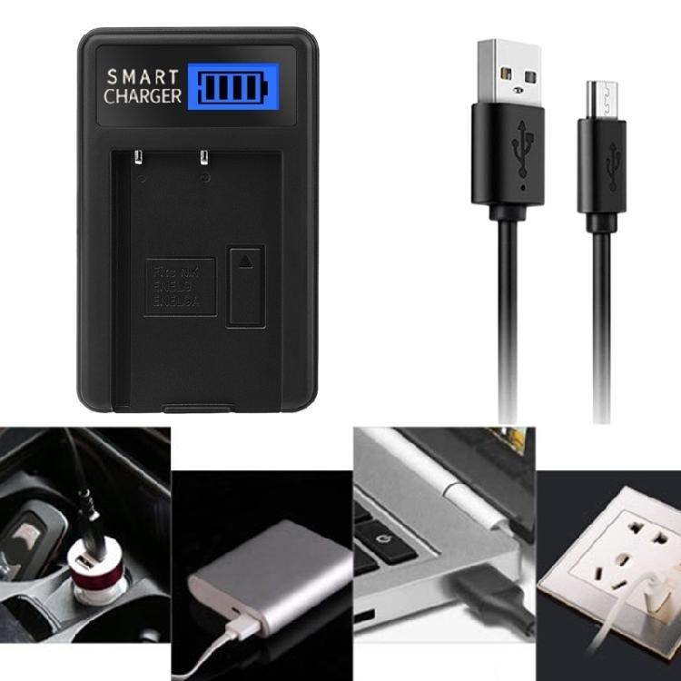 EN-EL9 EN-EL9A LCD Single Charger Battery Charger for D40 D40x D60 D3000