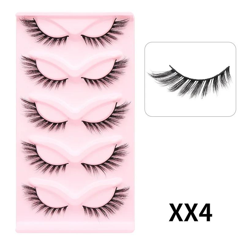 Lashes Fox Eyes False Eyelashes Cat Eye Lashes Lash Extension Supplies Winged Cosplay Faux Cils Beauty Female Makeup Tools Manga