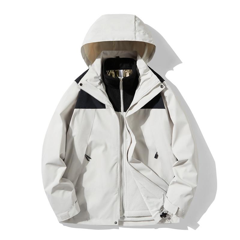 New Three-in-one Stormtrooper Men Outdoor Windproof Waterproof Two-piece Winter Coat Women's Stormtrooper