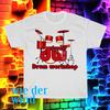 Nova Camiseta Masculina DW Drums Workshop Logo engraçada tamanho P a 5XL