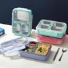 304 Stainless Steel Insulated Divided Bento Lunch Box - Microwaveable, Ideal for Office Workers and Students