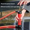 Hand Suction Oil Transfer Pump Tool for Manual Fluid Removal, Portable Unit for Garage Service, Trunk Carry, and Small Draining Without Electricity