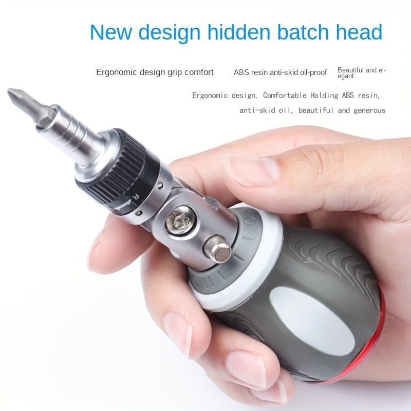 Set șurubelniță cu clichet rotativ la 180 de grade cu unghi multiplu, șurubelniță multifuncțională reglabilă, specială pentru uz casnic