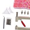Hand Press Pearl Setter Tool Beads Punching Machine Handmade Setting