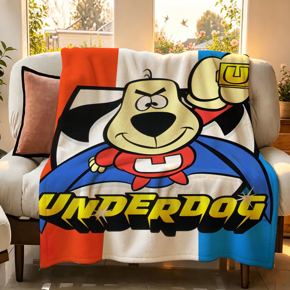 movie U Underdog Throw Flannel Throw Blanket Suitable for Sofa Living Room Bedroom